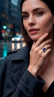 Luce este anillo de la colección AMAYA en oro blanco con un zafiro azul profundo en talla oval y diamantes naturales. Una minuciosa selección de piedras preciosas perfecta para acompañar momentos únicos. ⁠
------------------------------
Wear this ring from the AMAYA collection in white gold with a deep blue oval-cut sapphire and natural diamonds. A meticulous selection of precious stones, perfect for celebrating a unique moment.

#AmayaJoyeros #altajoyería #joyasalicante #joyas #jewelrydesigner