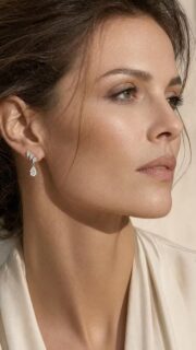 Elegantes pendientes AMAYA en oro blanco con diamantes. Cada pieza presenta un diamante natural en talla pera suspendido verticalmente para maximizar el reflejo de la luz. El diseño destaca por su simetría y claridad excepcional que realza la transparencia de las gemas.
--------------------------
Elegant AMAYA earrings in white gold with diamonds. Each piece features a pear-shaped natural diamond suspended vertically to maximize light reflection. The design stands out for its symmetry and exceptional clarity, which enhances the transparency of the gems.
#AmayaJoyeros #altajoyería #joyasalicante #joyas #jewelrydesigner