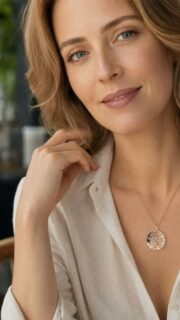 Este Collar colgante con dije de AMAYA elaborado en oro rosa, presenta un diseño circular con motivos florales. Los diamantes acentúan sutilmente las formas de estrella, añadiendo un toque de brillo al delicado calado. La pieza se complementa con una cadena de eslabones a juego, creando un conjunto distintivo colmado de detalles.
---------------------------------------
This AMAYA pendant necklace, crafted in rose gold, features a circular design with floral motifs. Diamonds subtly accentuate the star shapes, adding a touch of sparkle to the delicate openwork. The piece is complemented by a matching link chain, creating a distinctive set brimming with detail.

#AmayaJoyeros #altajoyería #joyasalicante #joyas #jewelrydesigner