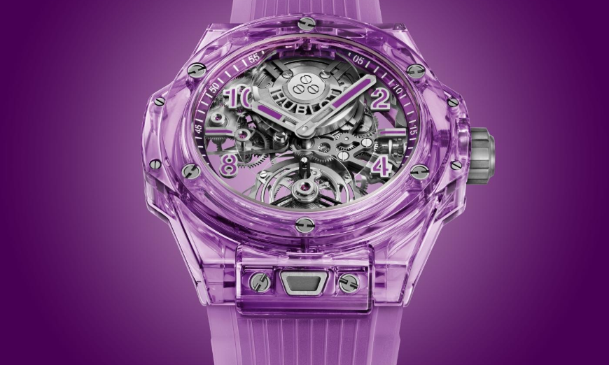 Big Bang Tourbillon Automatic Purple Sapphire, la revolución del zafiro - Amaya Joyeros, Alta Relojería y Alta Joyería