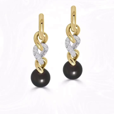Pendientes largos Mikimoto