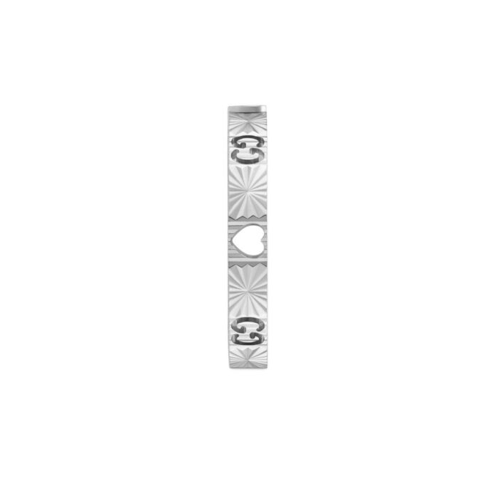 Gucci - Anillo Icon Oro Blanco