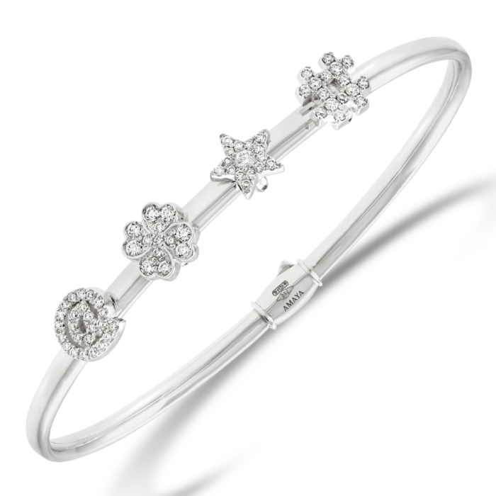 AMAYA - Pulsera Personalizable con Diamantes