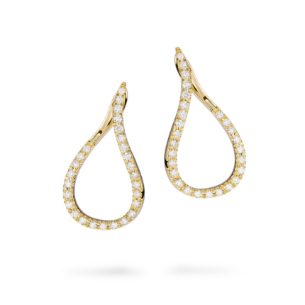 AMAYA - Pendientes Trenzados con Diamantes