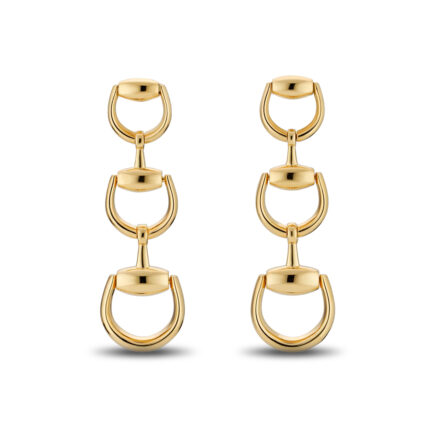 GUCCI - Pendientes largos Horsebit