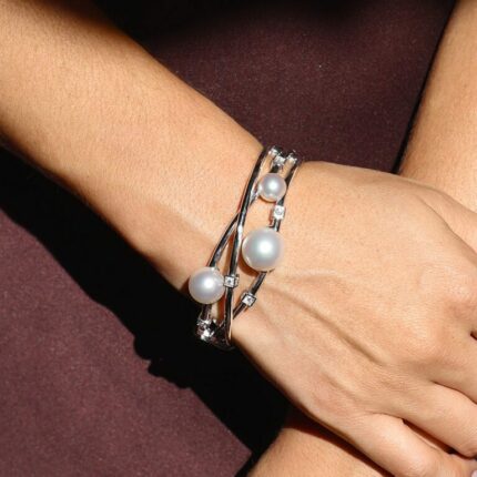 Kailis - Brazalete Eclipse Perlas y Diamantes