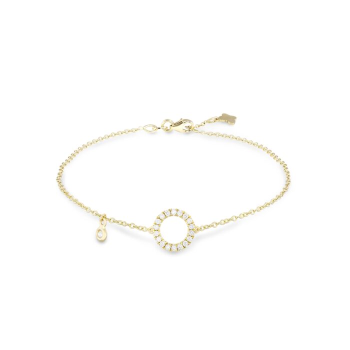 Amaya - Pulsera Oro Amarillo y Brillantes