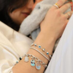 Aaron Basha - Pulsera Oro Amarillo y Brillantes