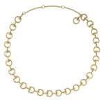 GUCCI - Collar Horsebit Oro Amarillo