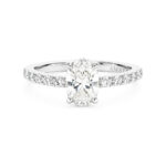 AMAYA - Solitario Diamante Talla Oval