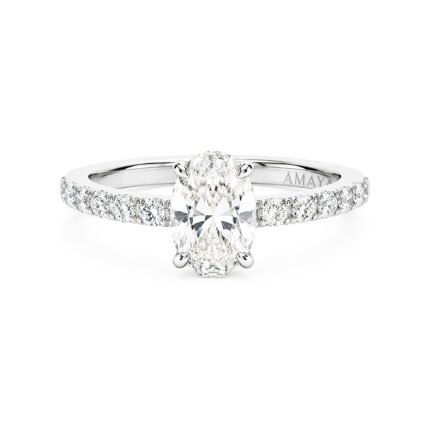 AMAYA - Solitario Diamante Talla Oval