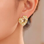 AMAYA - Pendientes Corazón Fancy