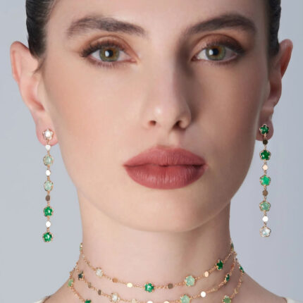 Pasquale Bruni - Pendientes Figlia dei Fiori Green