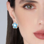 Pasquale Bruni - Pendientes Bon Ton Venus Blue