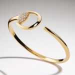 GUCCI - Brazalete Horsebit con Diamantes
