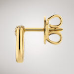 GUCCI - Pendientes de Tuerca Horsebit de Diamante