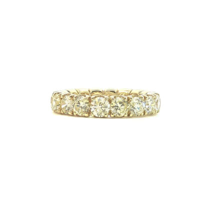 AMAYA - Anillo Compromiso Diamantes Fancy Amarillos