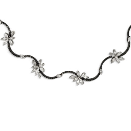 AMAYA - Collar de Diamantes Flores Marquise