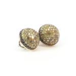 AMAYA - Pendientes en Oro Rosa con Diamantes Fancy