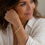 GUCCI - Brazalete Bamboo con Diamantes