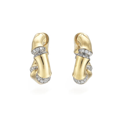 GUCCI - Pendientes Bamboo con Diamantes