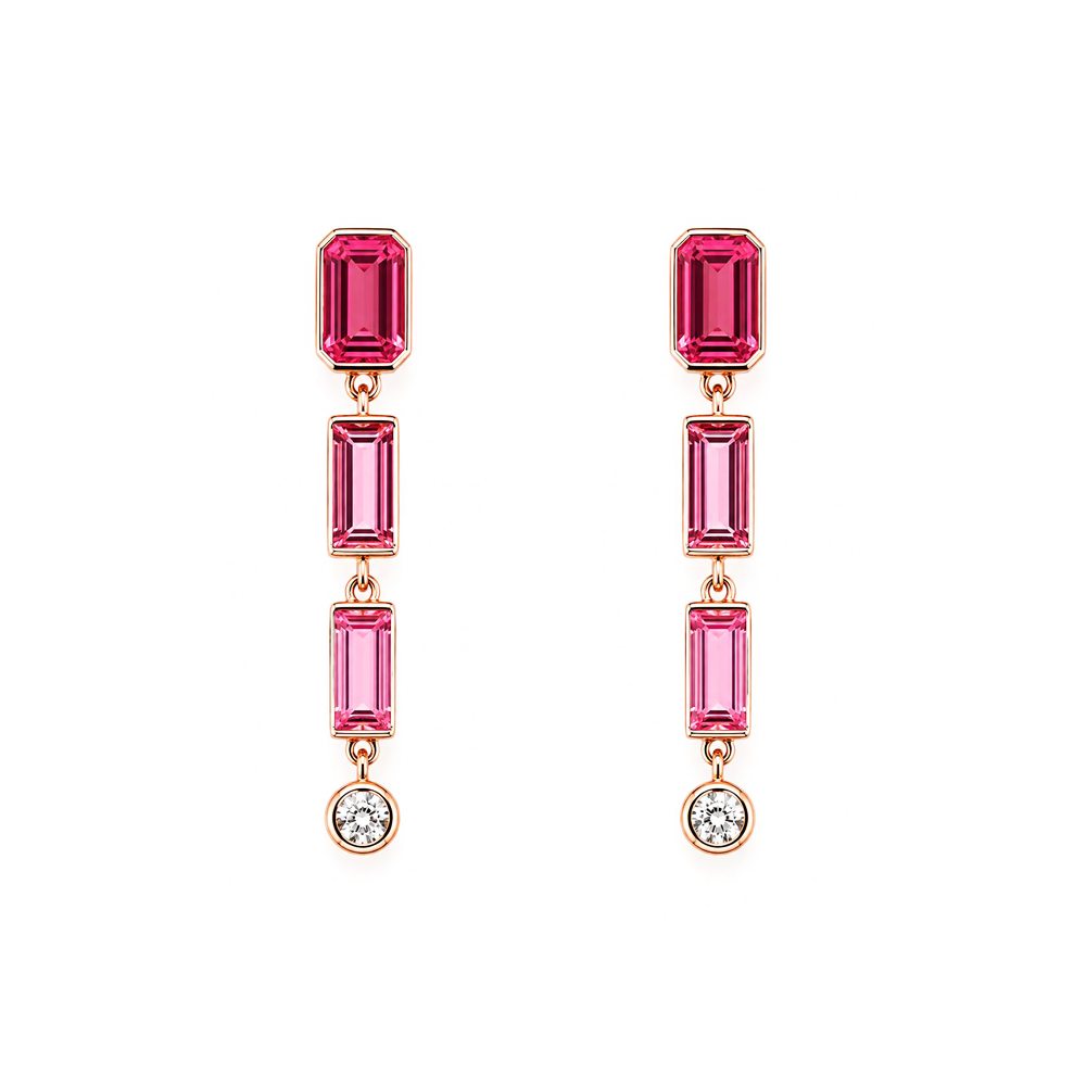 AMAYA - Pendientes Turmalinas Rosas AMAYA - Pendientes Turmalinas Rosas