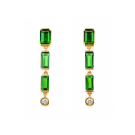 AMAYA - Pendientes Turmalinas Verdes